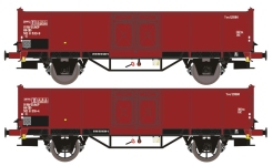 Exact-Train EX23982 - H0 - 2-tlg. Set Offene Güterwagen EUROP, NMBS, Ep. III - Set 2